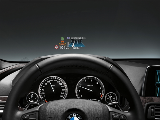BMW head-up display
